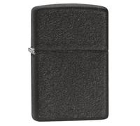 Zippo Windproof Lighter - Classic Black Crackle - Refillable for Lifetime Use - Adjustable Flame - Gift Box - Metal Construction - Made in USA Construction