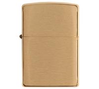 Zippo 204B New Windproof Lighter - Brushed Brass,1 x 3,5 x 5,5 cm