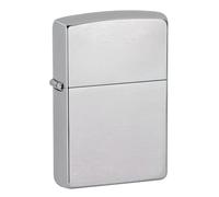 Zippo Windproof Lighter Metal Long Lasting Lighter Best Lighter Fluid Refillable Lighter Perfect for Cigarettes Cigar Candle Pocket Lighter Fire Starter Classic Chrome Designs, One Size