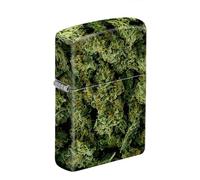 Zippo Windproof Lighter - Canna ll Over - 540 Colour Print, Multicolour - Refillable - Reusable - Windproof Design - Gift Box - Made in USA
