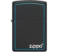 Zippo Lighter, Metal, Black Matte, One Size