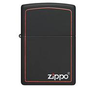 Zippo Lighter, Metal, Black Matte, One Size