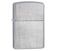Zippo Windproof Lighter - Classic Model - Linen Weave Finish - Refillable for Lifetime Use - Adjustable Flame - Gift Box - Metal Construction - Made in USA
