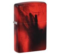 Zippo - Windproof Lighter, Creepy Skull and Hand Design, 540 Colour, Refillable, Reusable, Windproof Design, Gift Box, Made in the USA