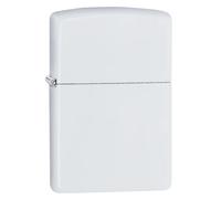 Zippo Windproof Lighter - Customizable - Classic White Matte - Refillable for Lifetime Use - Adjustable Flame - Gift Box - Metal Construction - Made in USA