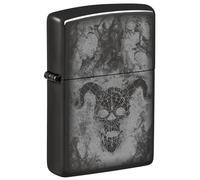 Zippo Windproof Lighter, Devil Design - High Polished Black, Photo Image - Refillable, Reusable, Windproof Design - Comes in Gift Box - Made in USA