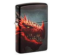 Zippo Windproof Lighter, Dragon Design - 540°, Colour Image - Refillable, Reusable, Windproof Design - Comes in Gift Box - Made in USA