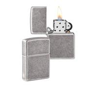 Zippo Windproof Lighter - Card Game - 540 White Matte - Refillable for Lifetime Use - Adjustable Flame - Gift Box - One Box - Metal Construction - Made in USA