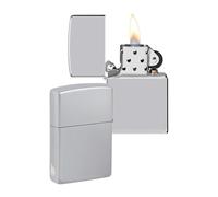 Zippo Lighter, Metal, HIGH Polish Chrome, One Size