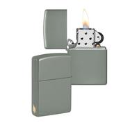 Zippo Lighter, Metal, SAGE, One Size