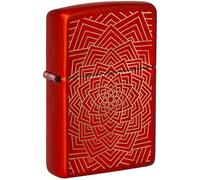 Zippo Windproof Lighter - Flowering Design - Refillable - Gift Box - Metal - Made in USA