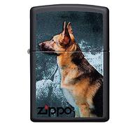 Zippo Lighter, Metal, Black Matte, One Size