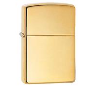 Zippo Windproof Lighter - Classic Armor High Polish Brass - Refillable for Lifetime Use - Adjustable Flame - Gift Box - Metal Construction - Made in USA