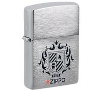 Zippo Windproof Lighter - Heraldic Crest Design - Refillable - Gift Box - Metal - Made in USA