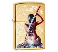 Zippo Windproof Lighter, High Polish Brass, Regular