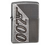 ZIPPO - Windproof Lighter, James Bond 007™, Deep Carve, Armor® Antique Silver, Refillable, In Gift Box