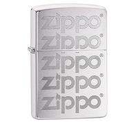 Zippo Lighter, Brushed Chrome, One Size