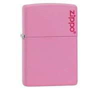 Zippo Windproof Lighters, Pink Zippo Logo