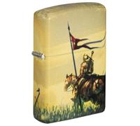 Zippo Windproof Lighter, Medieval Design - 540°, Colour Image - Refillable, Reusable, Windproof Design - Comes in Gift Box - Made in the USA