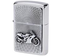 Original Zippo Bike chrome brushed