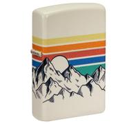 Zippo Windproof Lighter - Mountain Design 540° - Colour Image, Refillable, Gift Box, Made in USA