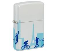 Zippo Windproof Lighter, Multi-Sports Design - 540°, Colour Image - Refillable, Reusable, Windproof Design - Comes in Gift Box - Made in USA