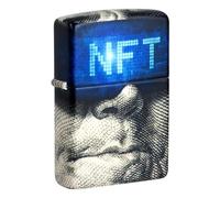 Zippo Lighter, Metal, White-NFT, One Size