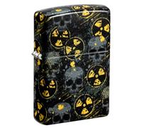 Zippo Windproof Lighter - Nuclear Skulls - 540 Colour Print, Multicolor - Refillable - Reusable - Windproof Design - Robust - Gift Box - Made in USA