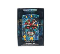 Zippo Windproof Lighter - Original Petrol Lighter - Special Edition - Outdoor Lighter - Made in USA - Folding Lighter - Lighter - Cool Stick Lighter - Special Edition - Britto Skull 1
