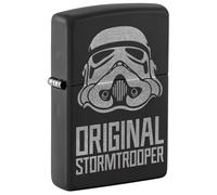 Zippo Windproof Lighter, Original Stormtrooper Helmet, Black Matte, Laser Engrave