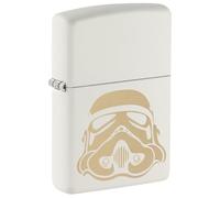 Zippo Windproof Lighter, Original Stormtrooper Helmet, White matte, Laser Engrave