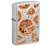 Zippo Lighter, Metal, Satin Chrome, One Size