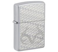 Zippo Windproof Lighter, RealTree Design - High Polished Chrome, Laser Engraved/Auto Engraved - Refillable, Reusable, Windproof Design - Comes in Gift Box - Made in USA