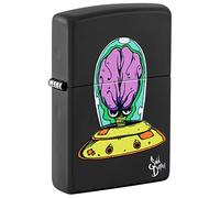 Zippo Lighter, Metal, Black Matte-Sean Dietrich Alien