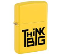 Zippo Windproof Lighter - Think Big Design - Refillable - Gift Box - Metal - Made in USA