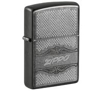 Zippo Windproof Lighter - Vintage Model - Gray Dusk Finish with Laser Engraving - Refillable - Reusable - Windproof Design - Gift Box - Metal - Made in USA