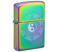 Zippo Windproof Lighter - Ying Yang Design - Refillable - Gift Box - Metal - Made in USA