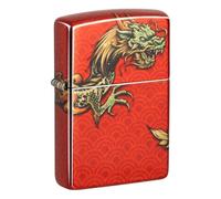 Zippo Windproof Lighter, Zippo Dragon Design - 540°, Colour Image - Refillable, Reusable, Windproof Design - Comes in Gift Box - Made in USA