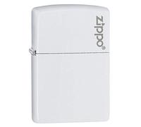 Zippo Windproof Metal Long Lasting Best Fluid Refillable Perfect for Cigarettes Cigars Candles Pocket Lighter Fire Starter Colors White Matte, Brass, Regular