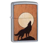 Zippo Pocket Lighter, Metal, Chrome, One Size