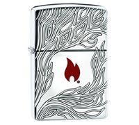 Zippo Zippo flame Windproof Lighter - Armor® High polished chrome, regular