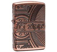 Zippo Windproof Lighter, Metal, Armor Antique Copper, One Size