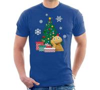 Zippy Around The Christmas Tree Rainbow Men's T-Shirt(X-Large)