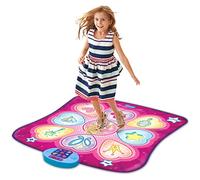 ZIPPY MAT Dance Mat, Electronic Educational Toys for Kids Age 3-12, Musical Dancing Challenge Pad Game with LED Lights, Built in Music, Birthday Party Toys for Girls Boys Families