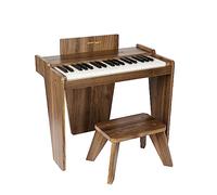 ZIPPY MAT Kids Piano Keyboard, 37 Keys Digital Piano for Kids, Music Educational Instrument, Wooden Toy for Toddlers Girls Boys (Walnut Basic)