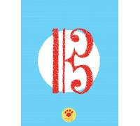 Zippy Music Alto Clef composition book 15: An elegant and practical notebook for students and teachers, for handwriting, composition, notes, homework ... Music-inspired premium illustrated cover