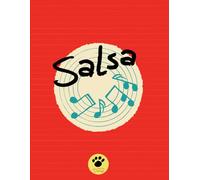 Zippy Music Salsa composition book 7: A merry and practical notebook for kids, students and teachers, for handwriting, composition, notes, homework & ... Music-inspired premium illustrated cover
