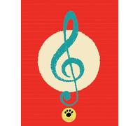 Zippy Music Treble Clef composition book 1: A merry notebook for kids, students and teachers, for handwriting, composition, notes, homework & dreams, ... Music-inspired premium illustrated cover