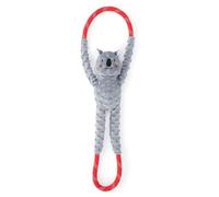 Zippy Paws Ropetugz Koala Dog Toy - Durable Plush Rope Tug Toy with Squeaker - Perfect for Interactive Play and Chewing
