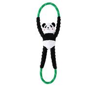 Zippy Paws Ropetugz Panda Game Dog Toy - Interactive Rope Toy with Squeaky Panda - Fun Tug-of-War and Chew Toy for Dogs
